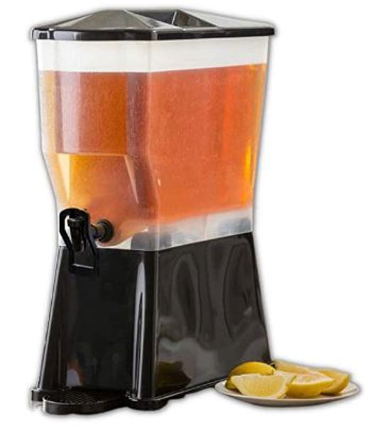 Tablecraft H353DP Slimline Beverage Dispenser 3 Gal Black
