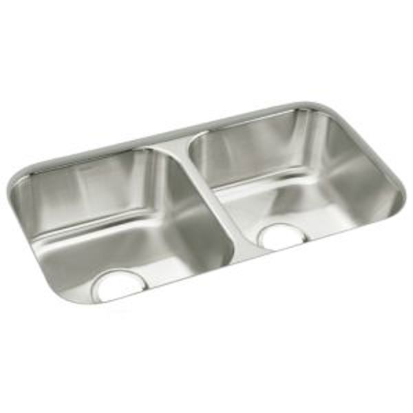 STERLING 11444-NA Under Mount Kitchen Sink 32 In x 18 In x 8-1/4 In Stainless Steel