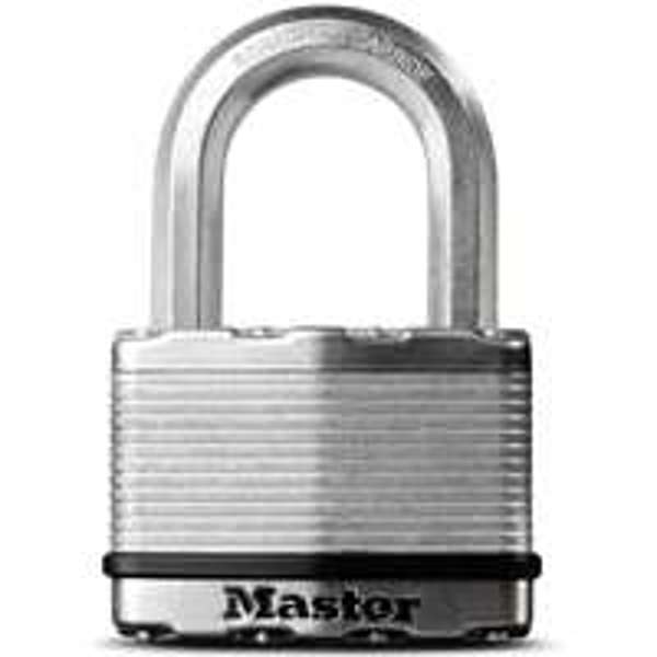 Master Lock M15XKADLF Steel Padlock 2-1/2 In Shackle