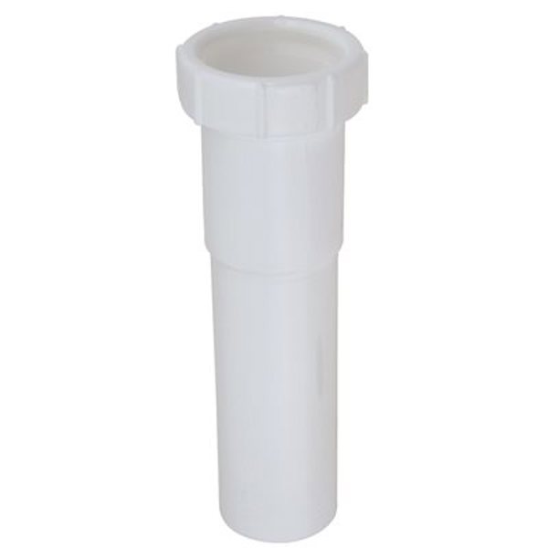 Barnett Brass & Copper BBR 172252 Slip Joint Extension Tube 1-1/2 In x 6 In White
