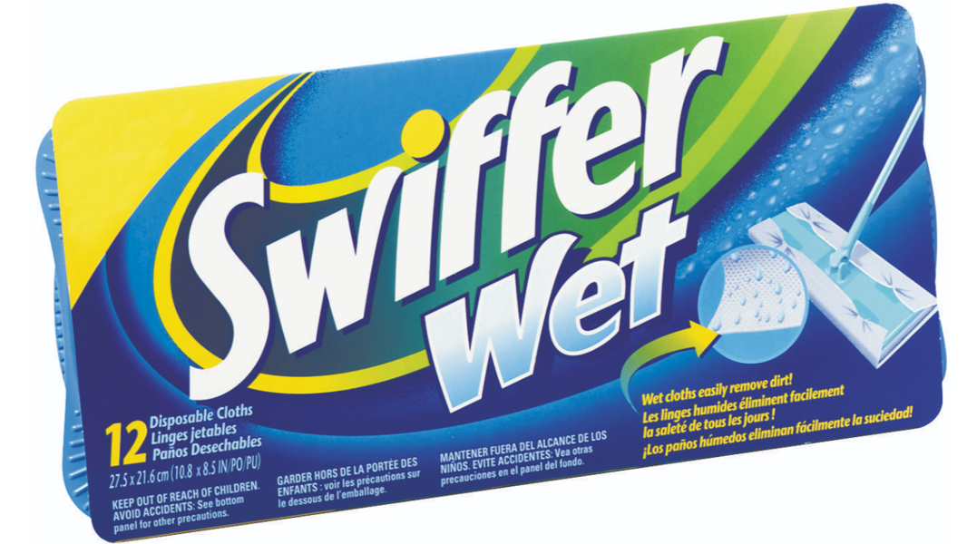 Swiffer 35154 Wet Refill Pad 8x1 Pre-Moistened Microfiber