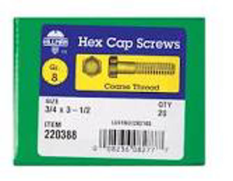 Hillman Group 831744 Hex Cap Screw 1/2-13 X 5 Coarse Thread