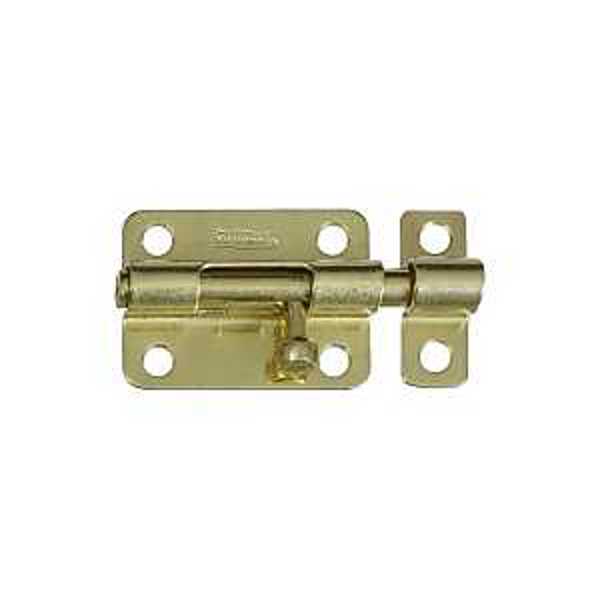National Hardware N151-589/V834 Steel Barrel Bolt 3 In Brass