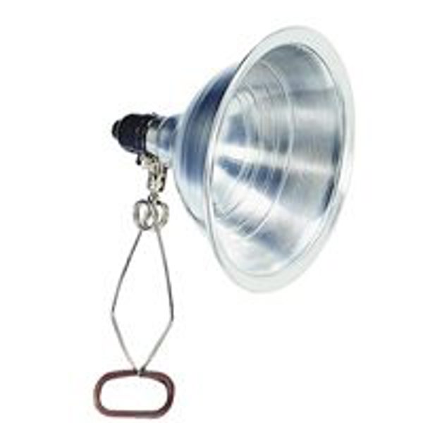 POWERZONE ORCL050506B Multi-Purpose Clamp Light 120V Incandescent Lamp 6 Ft Cord Aluminum