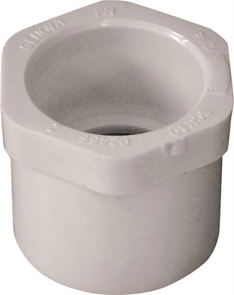 IPEX USA LLC-CANPLAS 435649 Reducing Bushing 1X3/4 In PVC Spigot x Slip Solvent Weld Pipe Schedule 40 Red