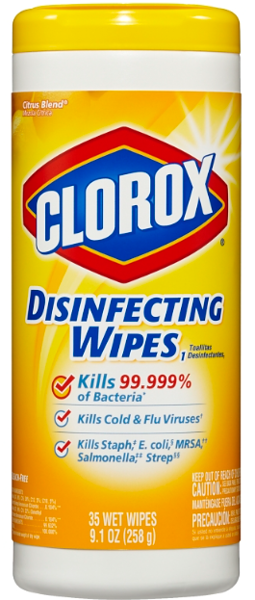 Clorox 01594 Disinfecting Wipes Can Citrus Scent