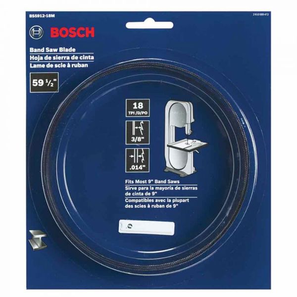 BOSCH BS5912-18M Band Saw Blade 59-1/2 In 18 TPI Metal