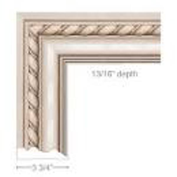 Moulding Case Rope Poplar 6 In x 3-3/4 In