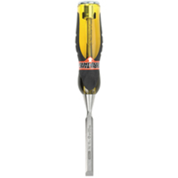 Stanley Tools 16-974 Wood Chisel 3/8 In Tip Large Steel Striking Cap Short Blade