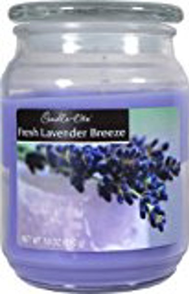 Candle-Lite Company 3297404 Candle Jar 18 Oz Lavender Breeze
