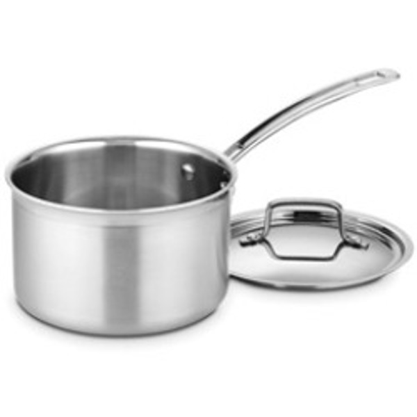 Cuisinart MCP193 Multiclad Pro Saucepan 3 Qt Capacity Stainless Steel with Cover