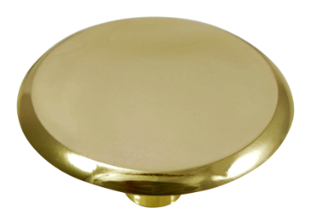 20237 Standard 1-1/2 In Modern Brass Knob