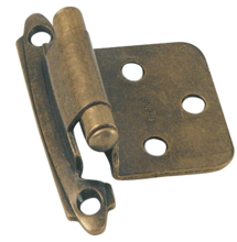 28705 Hinge No Inset Brass Self Closing Antique