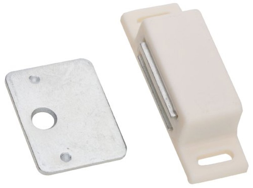 National Hardware N149-898 Magnetic Catch Nylon Steel White