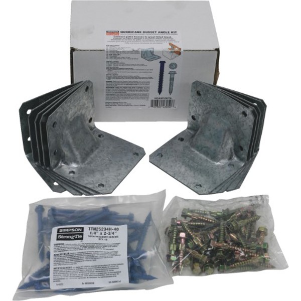MITEK HGAM10KTA Hurricane Tie Angle Kit Pack of 10