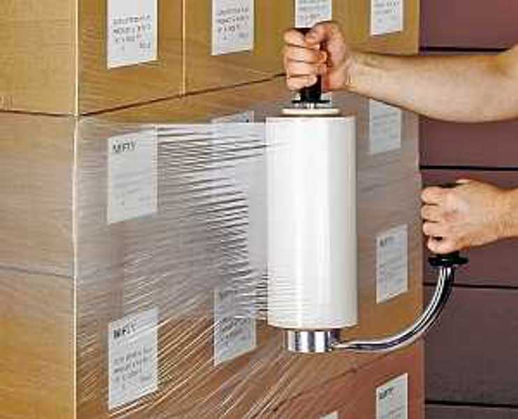 Nifty Products F18SF3 Stretch Film 18 Inch By 1500 Feet Hand Held For Packaging And Moving