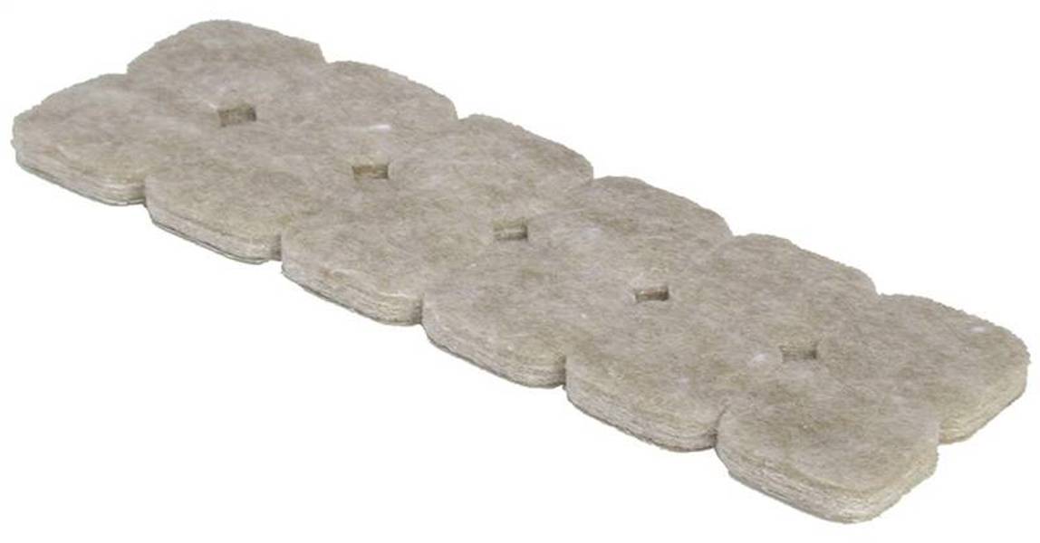 Shepherd Hardware 9815 Square Furniture Pad 1X1X3/16 In Beige