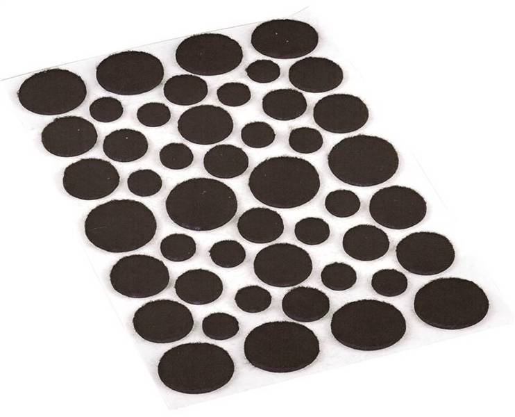 Shepherd Hardware 9425 Round Felt Furniture Pads Brown Floor Protection