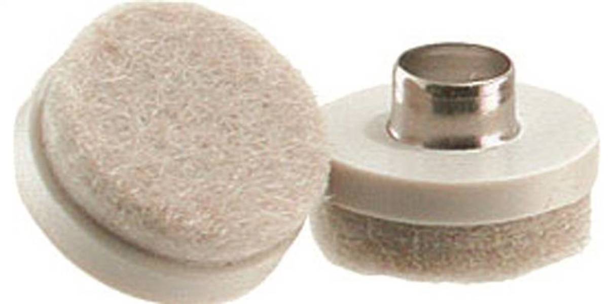 Shepherd Hardware 9934 Self Adhesive Round Furniture Pad 1 Inch Almond