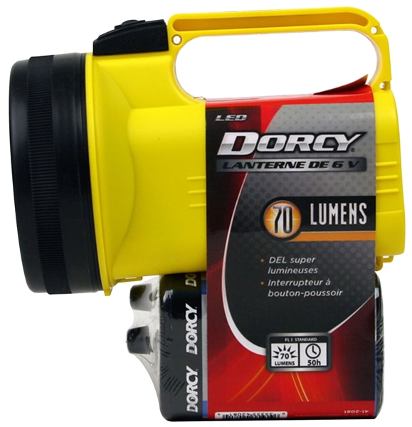 Dorcy International 41-2081 Lantern With Battery 6V LED 35 Lumen Plastic
