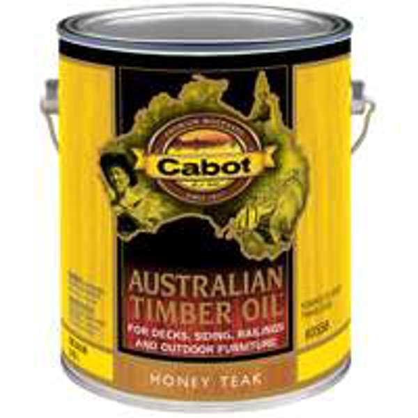 CABOT 3458 Honey Teak Oil 1 Gal Australian Timber