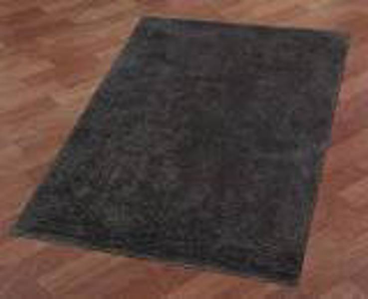 Log Cabin Rug 18 X 30 Charcoal Plush
