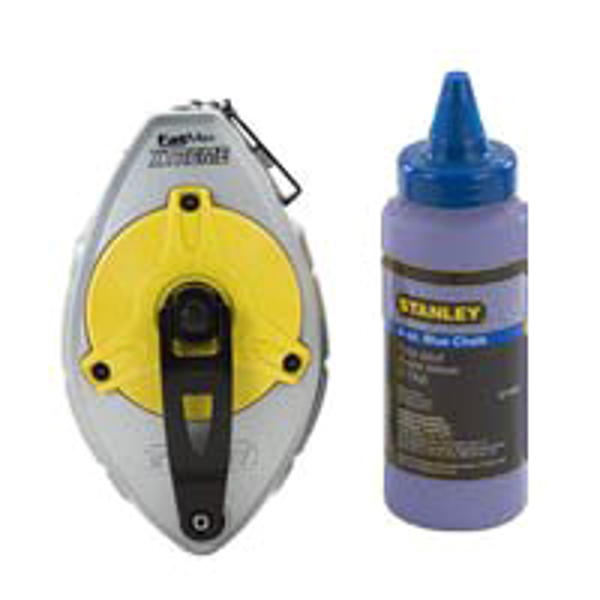 STANLEY TOOLS 47-482L Chalk Reel 4 Oz Blue Chalk