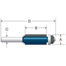 85441MC Router Bit Flush 1/2 Trim Laminate