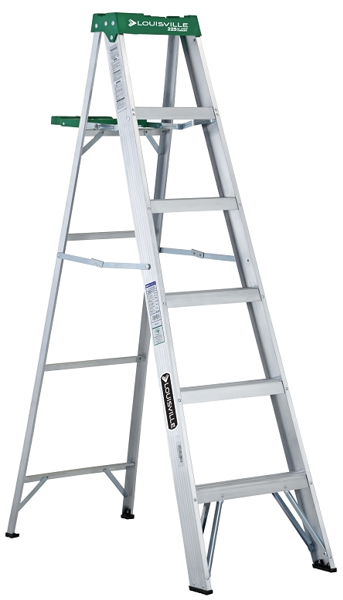 Louisville Ladder AS4006 6 Ft Type II Step Ladder 225 Lb Medium Duty Lightweight AS4000 Series