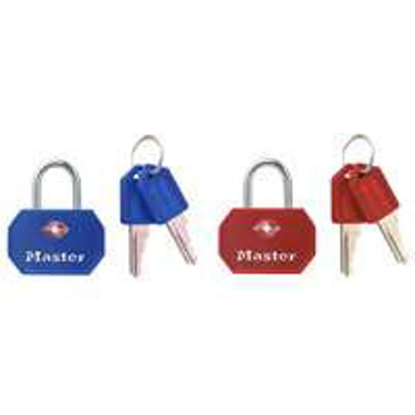 Master Lock 4681TBLR TSA Approved Luggage Padlock 2 Pack