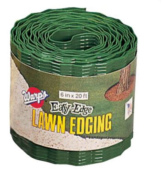 Warp Brothers LE620G Lawn Edging 6X20 Ft Plastic Green