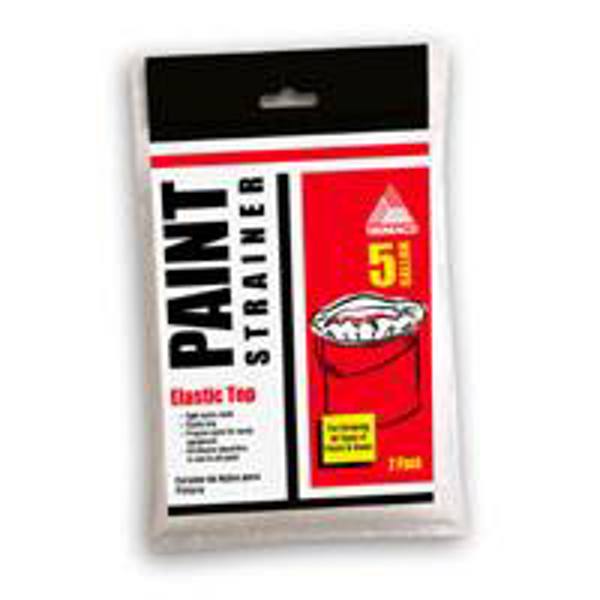 Trimaco 11523 Nylon Paint Strainer 5 Gal Capacity 2 Pack with Elastic Top