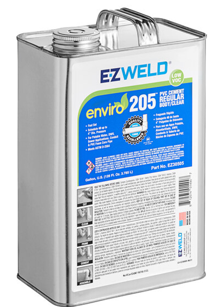 EZ WELD EZ30505 Clear PVC Cement 1 Gal Regular Solvent