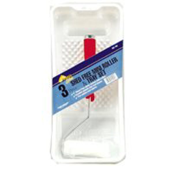 Linzer Products MS100 Paint Roller Tray Set 3 Plastic