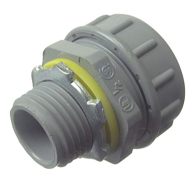 Halex Company 27621 Enviro Flex Straight Conduit Connector 1/2 In