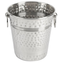5198 Hammered Finish Stainless Steel Wine Bucket