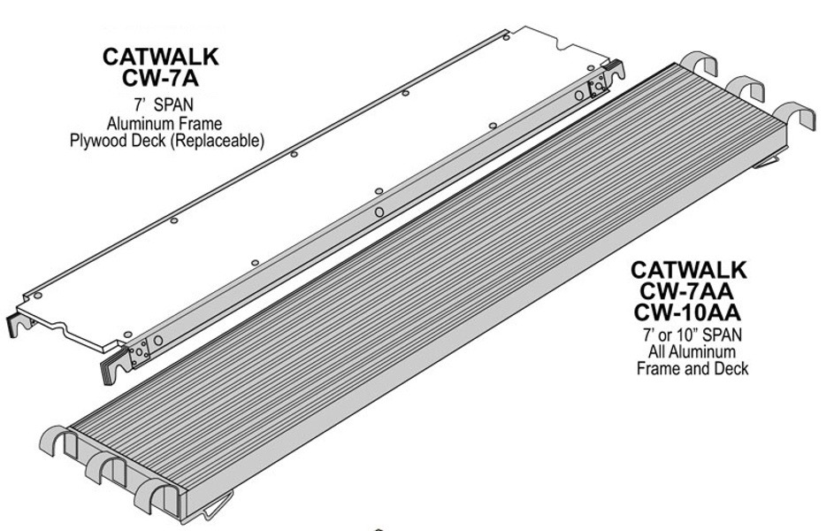 ABLE EXPORT, LLC ABL CW-7AA Aluminum Deck 7'X19W Platform with Hook