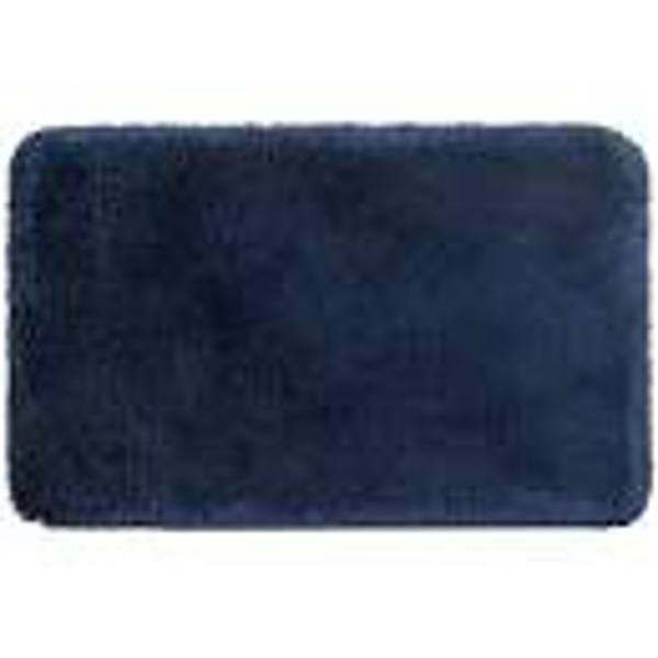 Log Cabin Rug 21 X 34 Navy Plush
