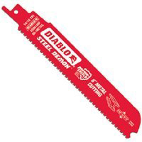 DIABLO DS0614BF2 6 In Reciprocating Blade 2 Pack