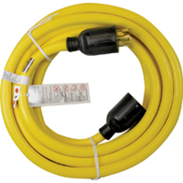 POWERZONE 5990692 Generator Cord 25 Ft 10/40 Amp Yellow