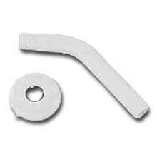 6001218 Shower Arm With Flange 1/2 In Plastic