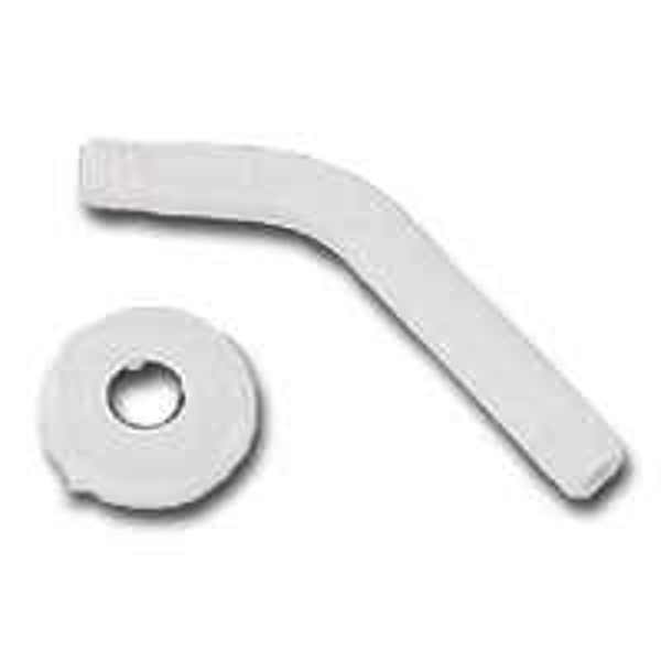 Boston Harbor 6001218 Shower Arm With Flange 1/2 In Plastic White