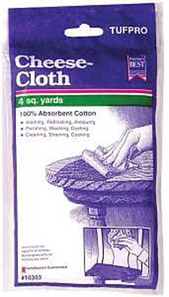 Trimaco 10303 Deluxe Cheese Cloth 4 Sq-Yd White Virgin Cotton Fiber Absorbent