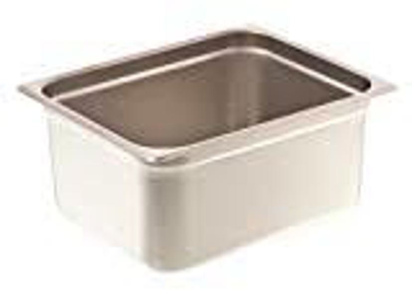 6"DEEP Browne Foodservice 22126 Half Size Anti-Jam Pan 6 In Deep