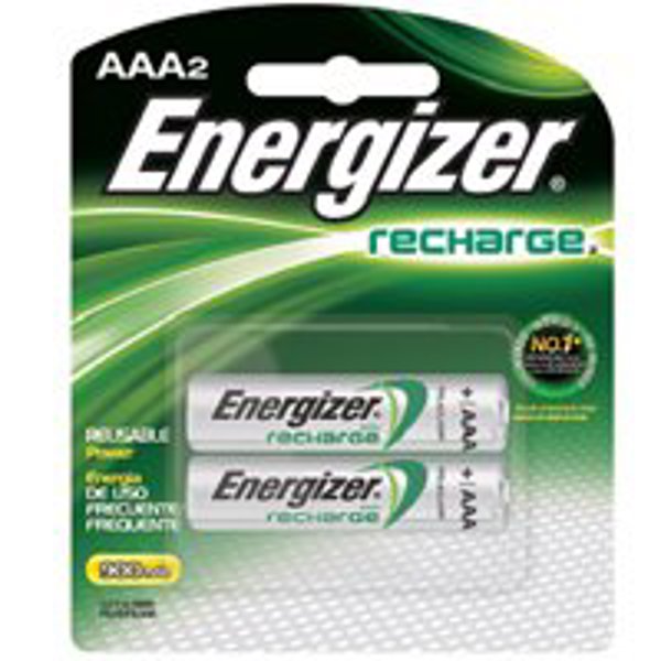Energizer Battery NH12BP-2 Rechargeable Battery 2AA 1.2V Black