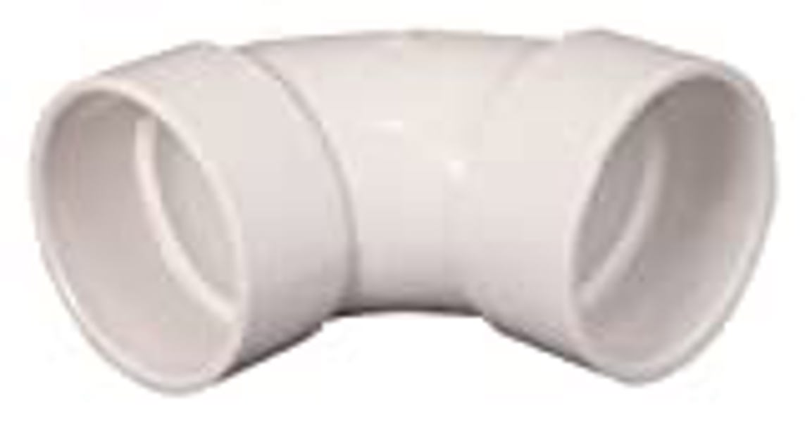 IPEX USA LLC-CANPLAS 72815 90 Deg Hub Sch 40 Elbow 1-1/2 In PVC