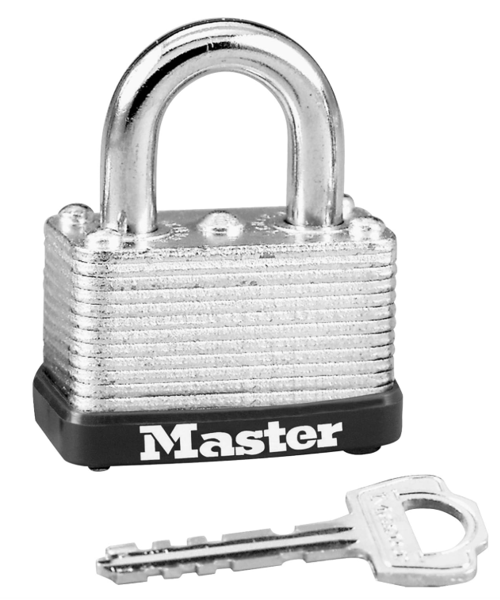 Master Lock 22D Laminated Padlock 1/4 In Diameter 5/8 In Long