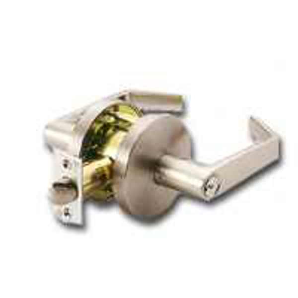 Mintcraft Y361CV Privacy Lever Lockset Y3 Series Commercial Grade Visual Pack Satin Stainless Steel