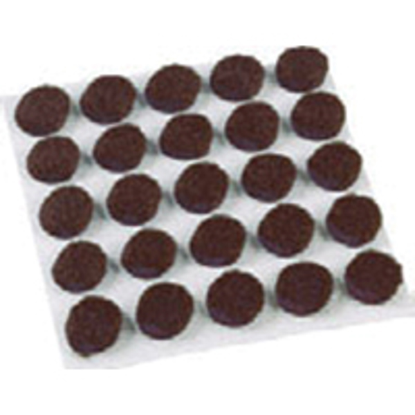 Shepherd Hardware 9949 Adhesive Pads 3/8 Inch Brown Furniture Glides and Protectors