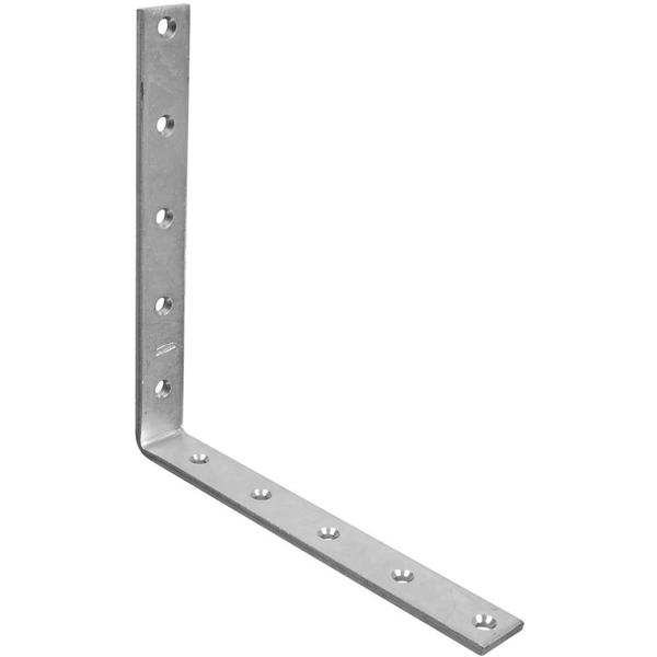 National Hardware N220-186 Corner Brace 10 In 1 1/4 In x 10 In x 1/4 In Steel Zinc